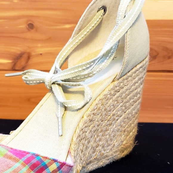Tommy Hilfiger multicolored espadrille wedge - Picture 3 of 7